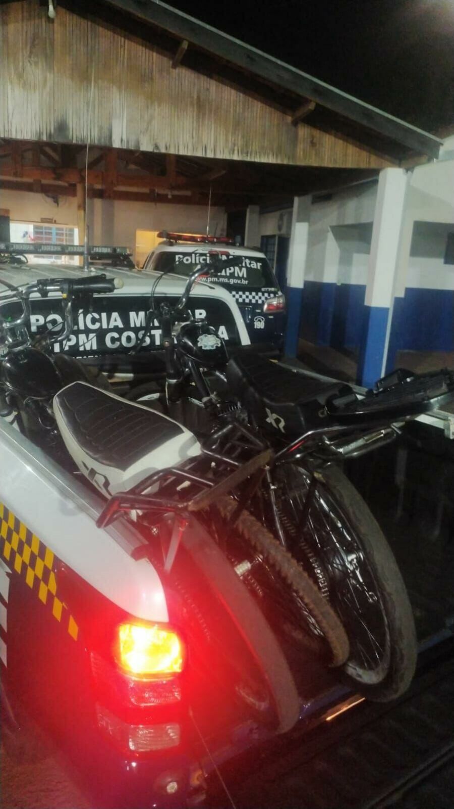 Imagem bicicleta apreendidas
